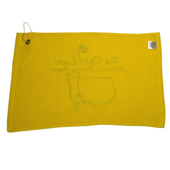 Masters Tournament Golf Towel The Gray Lady Watch Party 2024 Yellow Never Used - Picture 2 of 6